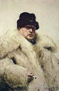 Anders Zorn jag i varskinnspalsen oil